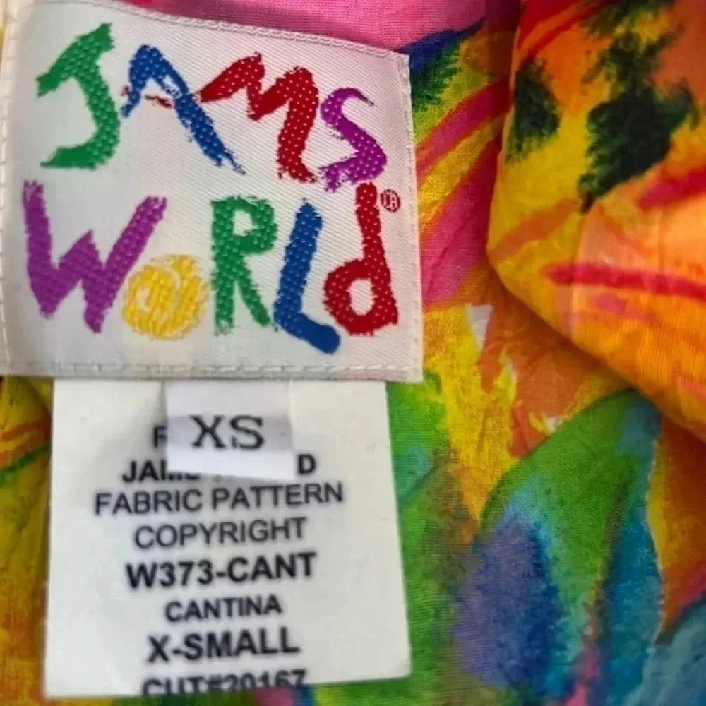 Jams World New Cantina short beach dress sleeveless NWT Dress Size XS W3…